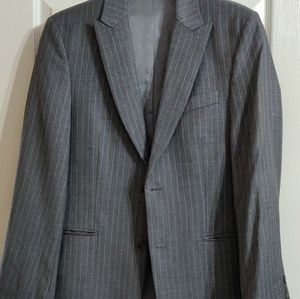 Express gray pinstripe suit